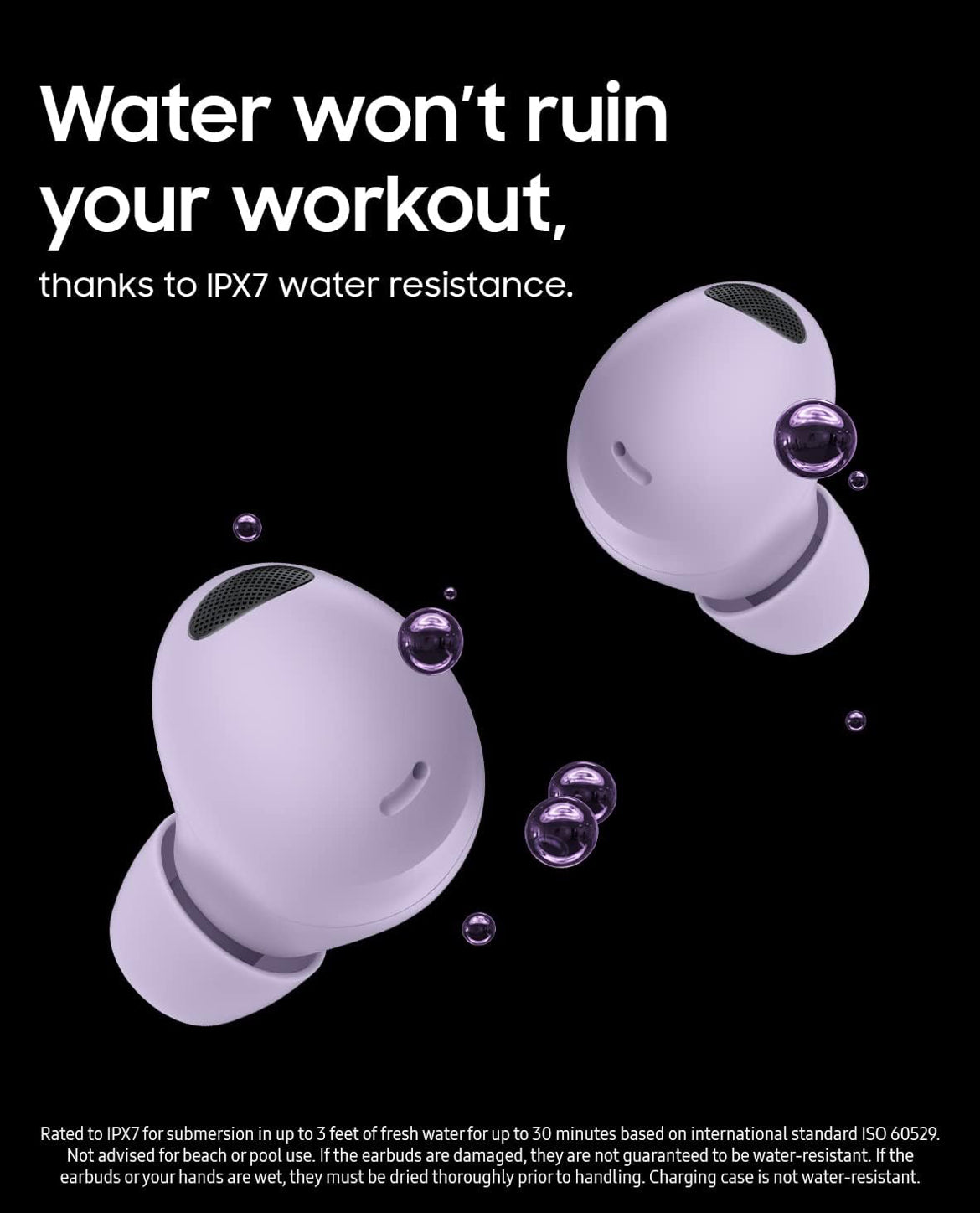 SAMSUNG Galaxy Buds 2 Pro Ware Draadlose Bluetooth-oordopjes m/ Geraasonderdrukking, Hi-Fi Klank Gespreksmodus, IPX7 Waterbestand, Grafiet (Opgedateer)