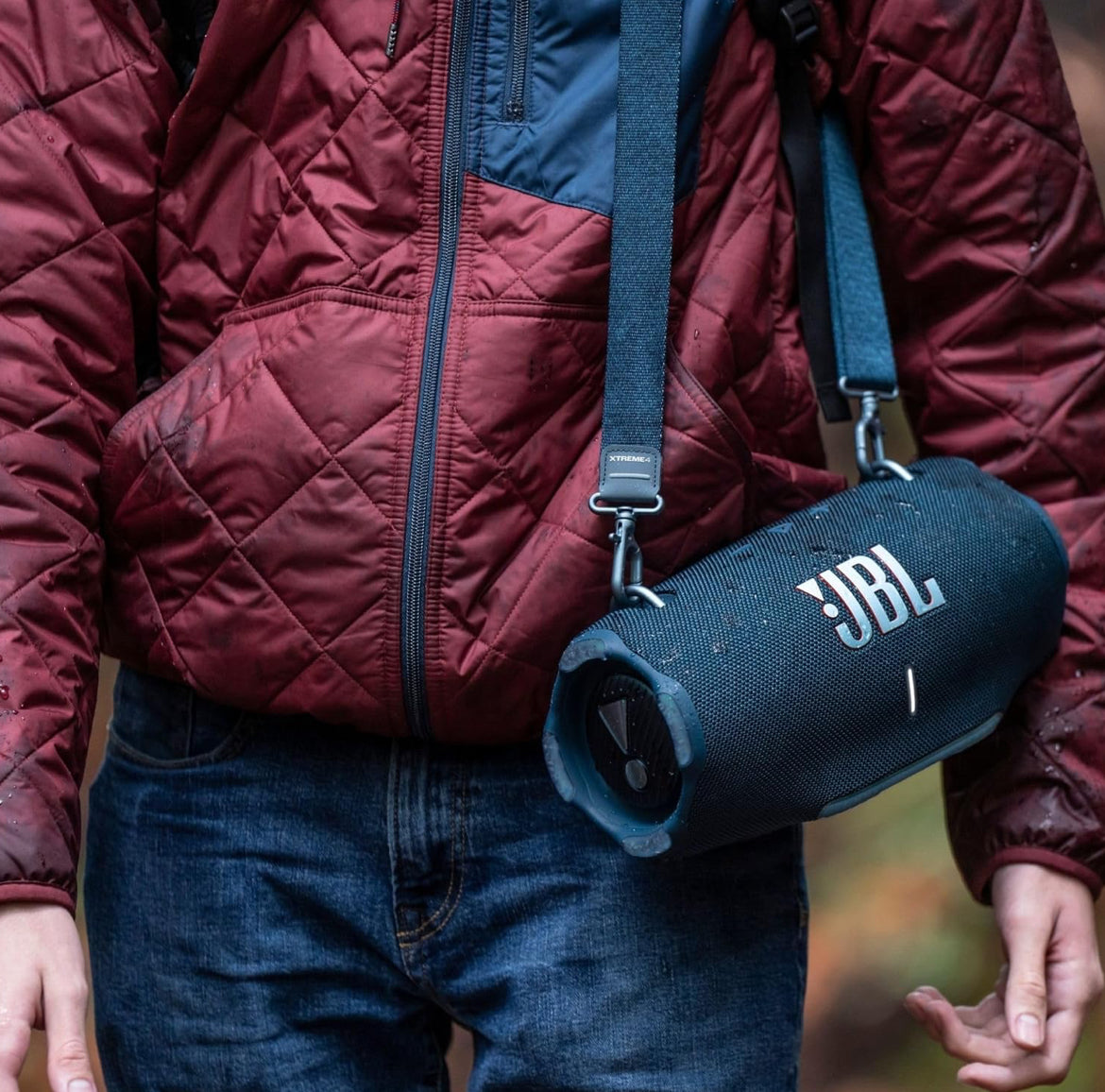 JBL Xtreme 4 - Portable Bluetooth Speaker, Powerful Sound and Deep Bass, IP67 Waterproof, 24 Hours of Playtime, Powerbank, PartyBoost for Multi-Speaker Pairing (Blue)
