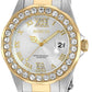 Invicta Women's Pro Diver Crystal Accented 18k Ion-Plated Quartz Watch Stainless-Steel Two Tone