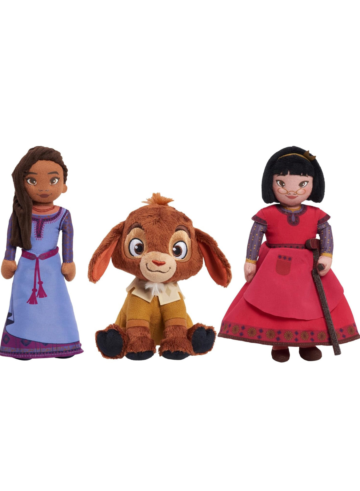 Disney Wish 5" Talking Plush Valentino, Stuffed Animal, Goat, Super Soft Plush - Kids Toys