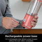 Ninja Blast Portable Blender, Cordless, 18oz. Vessel, Personal Blender BPA Free, Leakproof Lid & Sip Spout, USB-C Rechargeable, Dishwasher Safe Parts - Red Clay - BC151RY