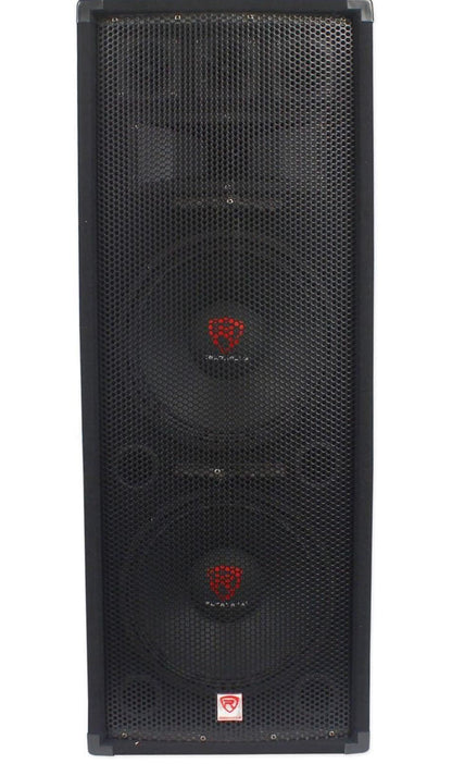 Rockville Dubbel 12” 2000 Watt 3-Rigting 8-Ohm Passiewe DJ/Pro Oudio PA Luidspreker (RSG12.2)