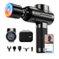 Massage Gun w/ Heat and Cold Portable Percussion Muscle Deep Tissue Massager for Back and Neck, Handheld Massager with Carry Case