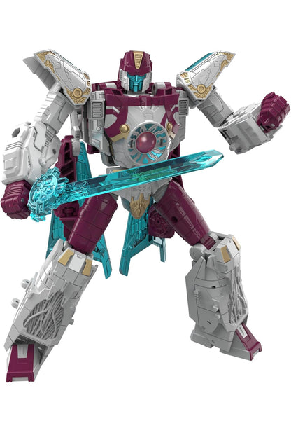 Transformers Legacy United Voyager Class Cybertron Universe Vector Prime, 7-inch Converting Action Figure, 8+