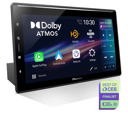 Pioneer DMH-WT8000NEX 10.1" Touchscreen Single Din Dolby Atmos Car Stereo
Digital Multimedia Receiver, Wireless Apple CarPlay & Android Auto, Wifi, Bluetooth, HD Radio, Rear Camera Inputs