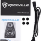 Rockville (2) DPM5C Dual Powered 5.25" 300w Active Studio Monitors+Stands+Pads