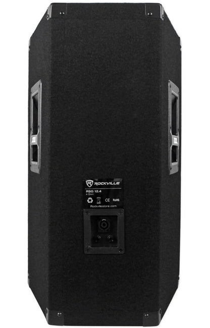 Rockville RSG12.4 12” 3-rigting 1000 Watt 4-Ohm Passiewe DJ/Pro Oudio PA Luidspreker