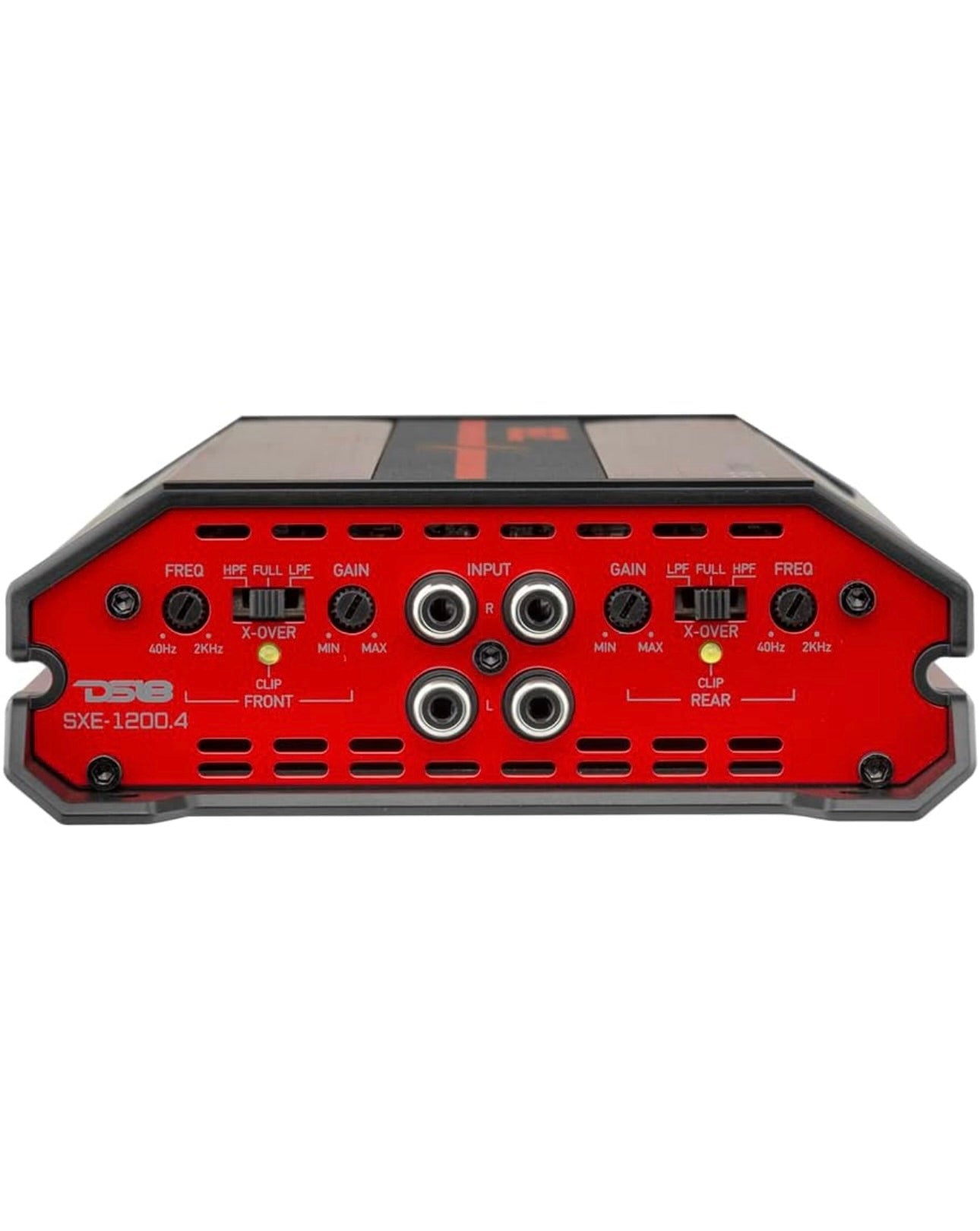 DS18 SXE-1200.4/RD Car Amplifier Stereo Full-Range Class A/B 4-Channel @4 OHM 1200 Watts - Powerful and Compact Amp  - NEW