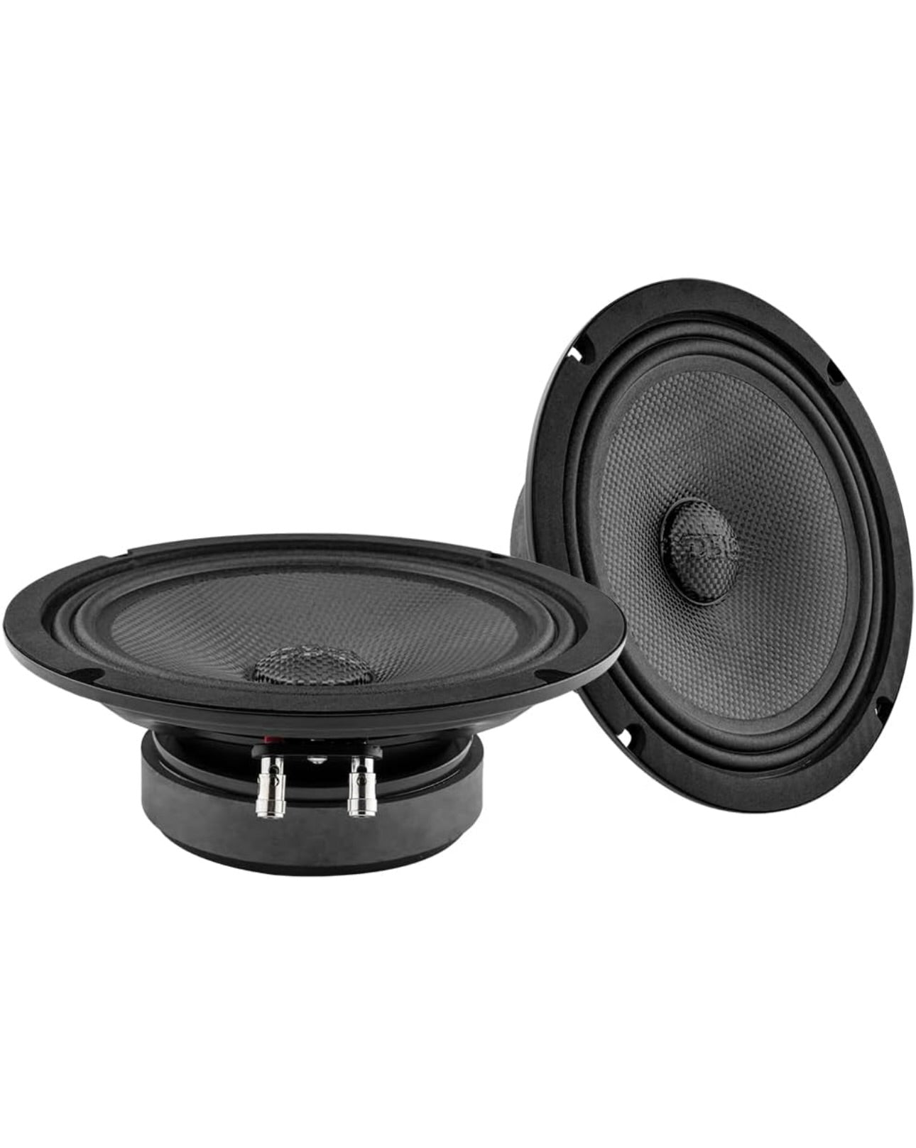 DS18 PRO-CF8.4SL 8" Shallow Carbon Fiber Water Resistant Cone Mid-Bass Speaker - NEW