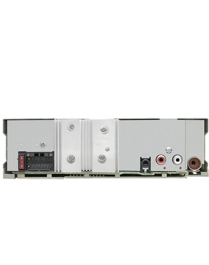 JVC KD-T720BT - CD-motorradio, enkel-din, Bluetooth-klank en handvrye oproepe met eksterne mikrofoon, CD, MP3, USB, AUX-invoer AM/FM-radio, hoëkragversterker, Amazon Alexa-stembeheer