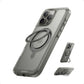 Anker Ultra Magnetic for iPhone Case with Sturdy 360° Ring Stand - with MagSafe (for iPhone 16 Pro Max, Clear Titanium)