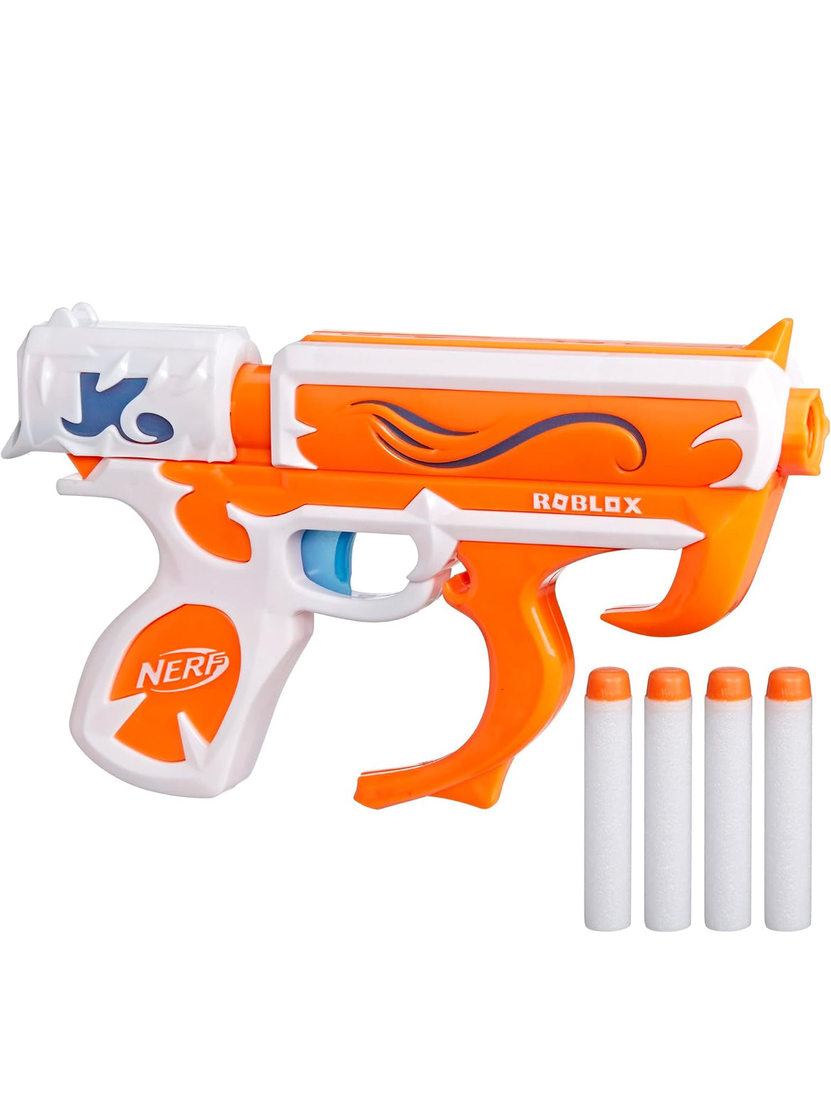 Nerf Roblox Arsenal: Soul Catalyst Dart Blaster, Includes Code to Redeem Exclusive Virtual Item, 4 Elite Nerf Darts, Outdoor Games