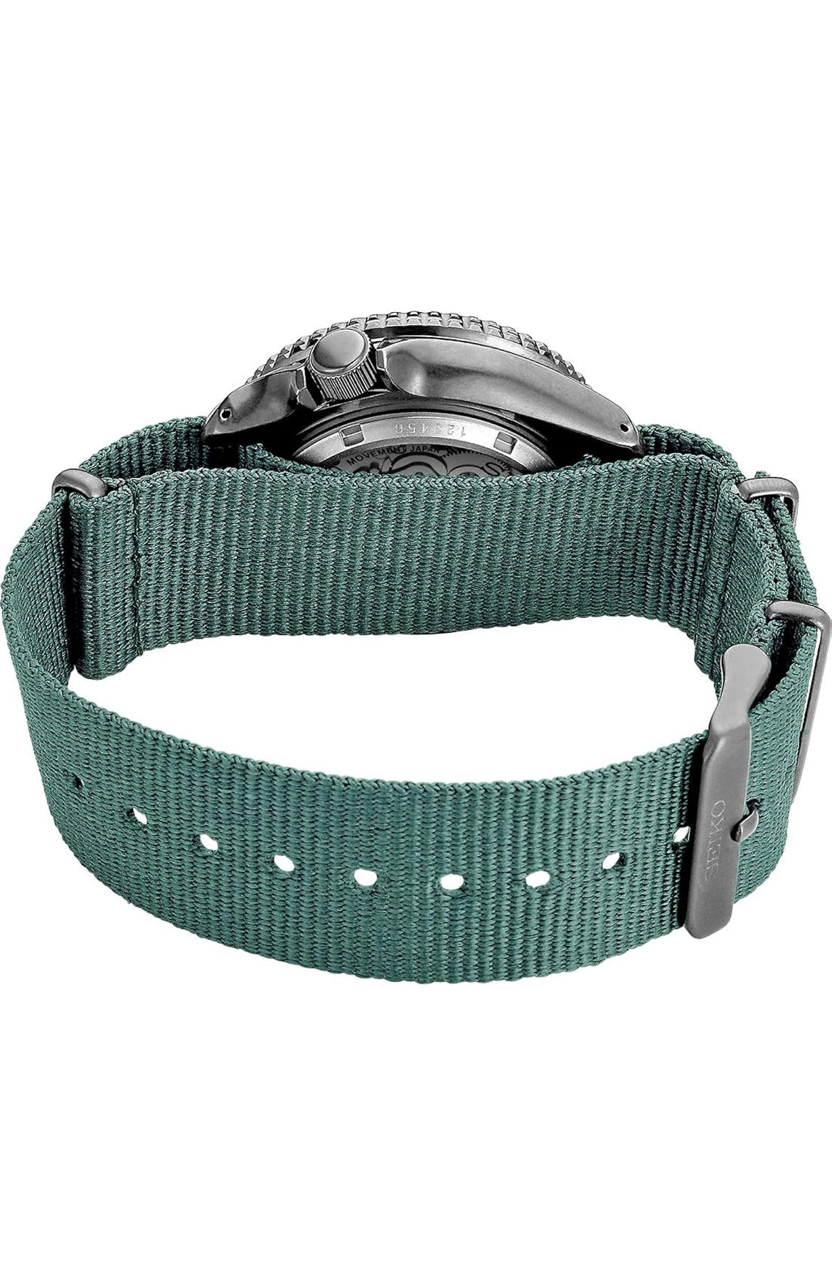 SEIKO SRPD77 5 Sports Manshorlosie Groen 42.5mm Vlekvrye Staal