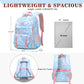 Girls Backpack 15.6 Inch Laptop School Bag Cute Kids Kindergarten Elementary Backpacks Middle Schoolbag Large Bookbags for Women Teens Students Anti Theft Travel Daypack (Blue)