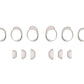 Bose Quiet Comfort Ultra Eartip Fit Kit (S,M,L) - White Smoke