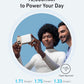 Anker MagGo Power Bank, Ultra Slim 10000mAh Magnetic Battery Pack, Qi2 Certified - WHITE