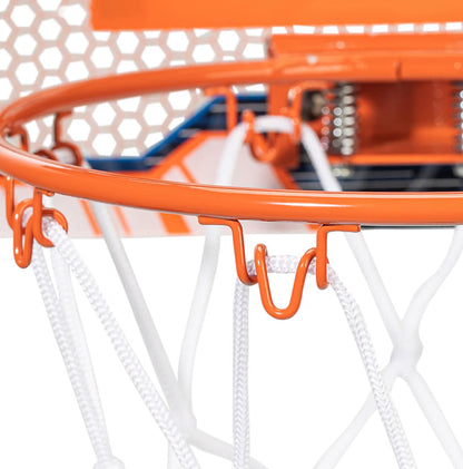 NERF Basketball Hoop Set - Pro Hoop Mini Hoop Set with Mini NERF Basketball - Steel Rim Great for Dunking