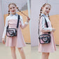 Clear Crossbody Bag for Women Girls Kids Purse Toddlers Shoulder Messenger Handbags Transparent Bags Wallet Pouch