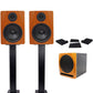 Rockville Apm6c 6.5" 2-Way 350W Active/Powered USB Studio Monitor Speakers Pair