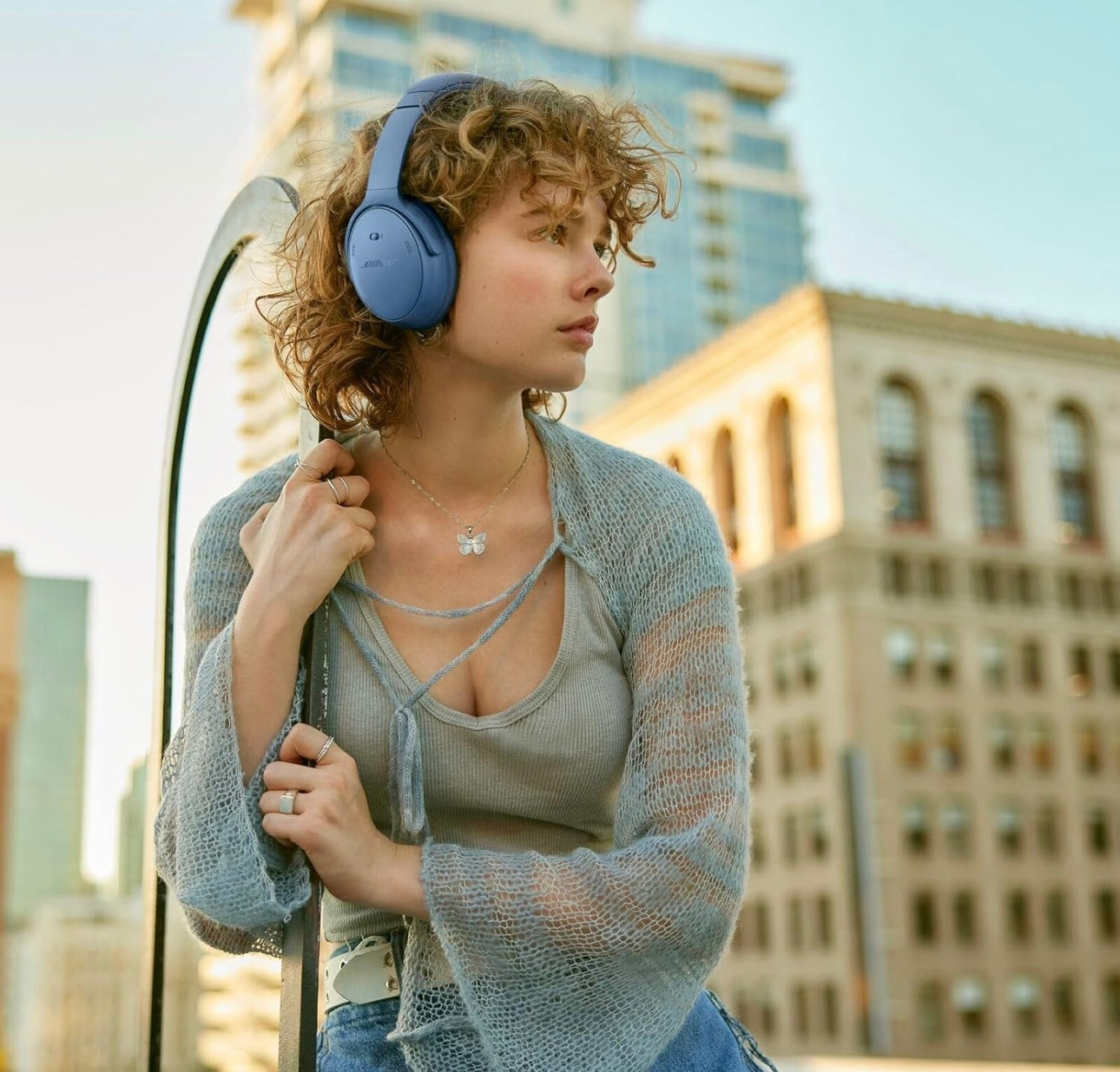 Bose QuietComfort Bluetooth Wireless Headphones with Active Over Ear Noise Cancelling