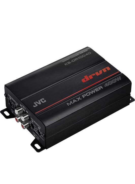 JVC KS-DR1004D 400 Watt 4-kanaal Brugbare Versterker vir Kar & Mariene en RZR/ATV/UTV/Kart Motorsport