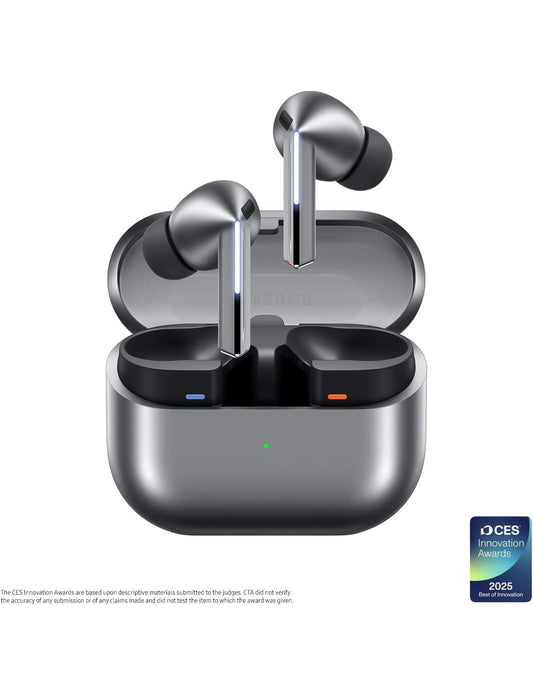 Samsung Galaxy Buds 3 Pro KI Ware Draadlose Bluetooth Oorfone, Geraas-kansellasie, Klankoptimisering, Herontwerpte Gemaklike Pasvorm, Silwer [VS-weergawe, Amazon Eksklusief, 2 Jr Waarborg]
Amazon's
Choice