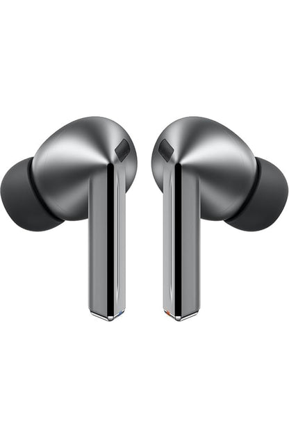 SAMSUNG Galaxy Buds 3 Pro AI Ware Draadlose Bluetooth Oorfone, Geraasdemping, Klankoptimering, Intydse Tolk, Herontwerpte Gemaklike Pas Latyns-Amerikaanse Weergawe (Silwer)
