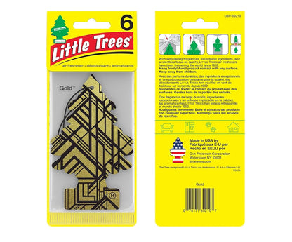 LITTLE TREES Motorlugverfrisser Hangende Boompie Langdurige Geur-Goud (24)