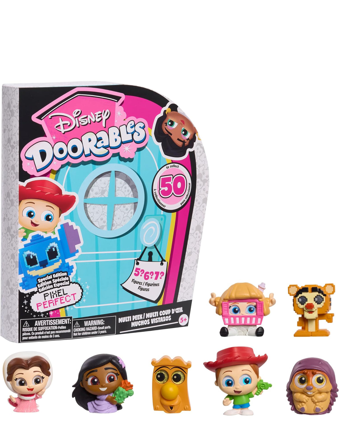 Just Play Disney Doorables Pixel Perfect Multi Peek - Kids Toys for Ages 5 Up