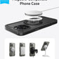 Anker Ultra Magnetic for iPhone Case with Sturdy 360° Ring Stand - with MagSafe (for iPhone 16 Pro Max, Clear Titanium)