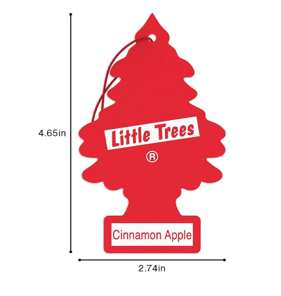 LITTLE TREES Kar Lugverfrisser Langdurige Geur - Kaneelappel - (24)