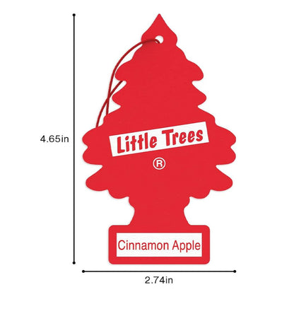 LITTLE TREES Kar Lugverfrisser Langdurige Geur - Kaneelappel - (24)
