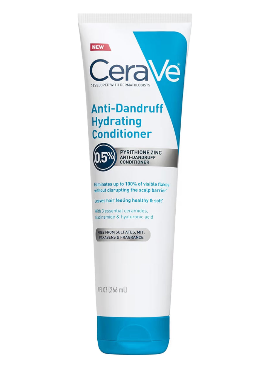 CeraVe Hydraterende Anti-Roos Opknapper, 0.5% Pyrithione Sinks Roosbehandeling m/ Seramiede, Hialuroonsuur & Niasienamied