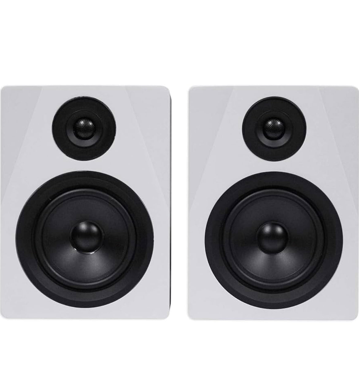 Rockville 2-Way 250W Active/Powered USB Studio Monitor Speakers Pair, 5.25 inch (APM5W)