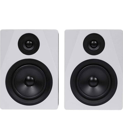 Rockville 2-rigting 250W aktiewe/aangedrewe USB-ateljeemonitorsprekerspaar, 5.25 duim (APM5W)
