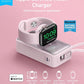 Anker MagGo Power Bank for Apple Watch, Officially Certified, 10,000 mAh Compact Battery - Pink