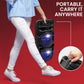 Portable Bluetooth PA Speaker System 8" 600W Rechargeable w/ Dual Subwoofer, Microphone In, Party Lights, USB, Radio, Remote