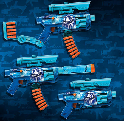 Nerf Loadout FrostFusion Blaster, 4 Interchangeable Attachment Accessories, 30 Nerf N1 Darts, Kids Toys & Gifts, Ages 8+