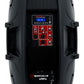 Rockville BPA15 15" 800W Powered PA DJ Speaker with Bluetooth, XLR, 1/4", RCA, 1/8" Inputs, USB/SD Music Player, Deep Bass, Remote Included
