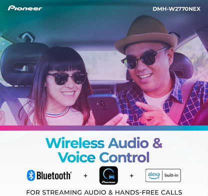 Pioneer DMH-W2770NEX 6.8" Capacitive Touchscreen Double Din Car Stereo
Digital Multimedia Receiver, Wireless Apple CarPlay & Android Auto, Bluetooth, Backup Camera, FLAC, Short Chassis, HD Radio