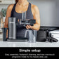 Ninja NeverClog Cold Press Juicer, Powerful Slow Juicer with Total Pulp Control, Countertop, Electric, 2 Pulp Functions - Charcoal (JC151)
