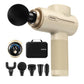Massage Gun Deep Tissue  Portable Percussion Massager for Back and Neck, Handheld Device with Carry Case - (Active Tan)