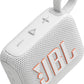 JBL Go 4 - Ultra-Portable, Waterproof and Dustproof Bluetooth Speaker, Big Pro Sound with Punchy bass, 7-Hour Built-in Battery, Made in Part with Recycled Materials (White)