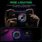 Black Shark Magnetic Cell Phone Cooler, RGB Phone Cooling Fan Portable Lightweight Mobile Phone Cooling Fan, Phone Radiator with Larger Cooling Area for Phone/Tablet/IPad (Black)