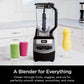 Ninja Blender Crushes Ice  Fruit, and-Veggies, 1000-Watt, Dishwasher Safe - Black (NJ601AMZ)