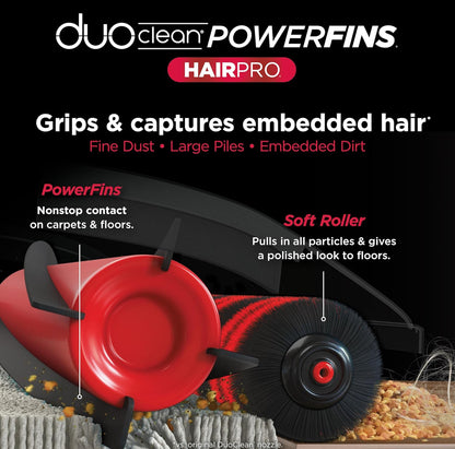 Shark Regop Stofsuier, Stratos met DuoClean PowerFins, HairPro, Aangedrewe Lift-Away - NUUT