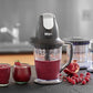 Ninja QB1004 Blender/Food Processor with 450-Watt Base, 48oz Pitcher, 16oz Chopper Bowl, and 40oz Processor Bowl - Black