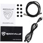 Rockville (2) APM5W 5.25" Powered Studio Monitors+Active Subwoofer+Stands+Pads