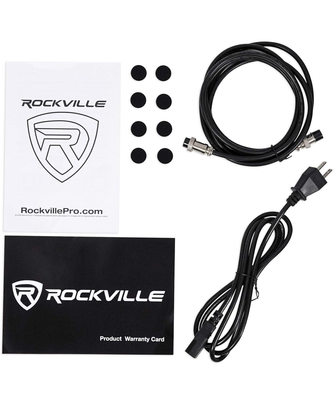 Rockville (2) APM5W 5.25" Powered Studio Monitors+Active Subwoofer+Stands+Pads