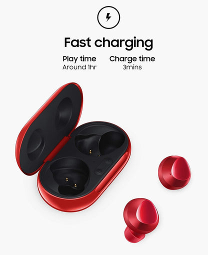 Samsung Galaxy Buds Plus, Ware Draadlose Oorfone (Draadlose Laaikas Ingesluit), Rooi – VSA-weergawe